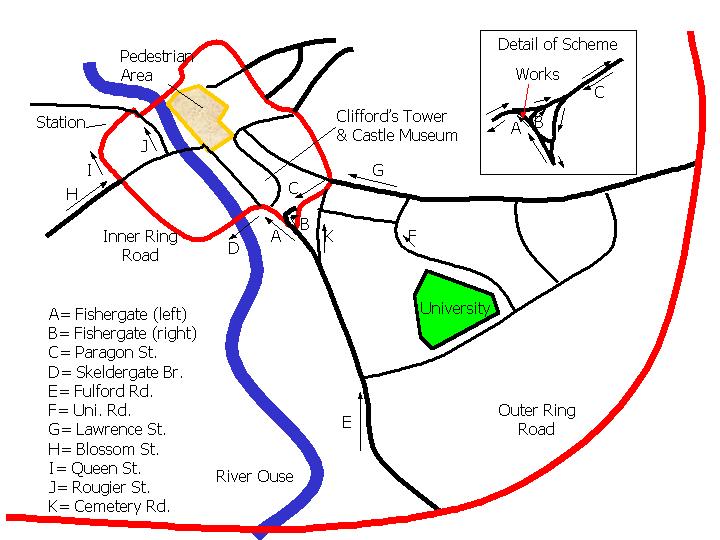 Map of York