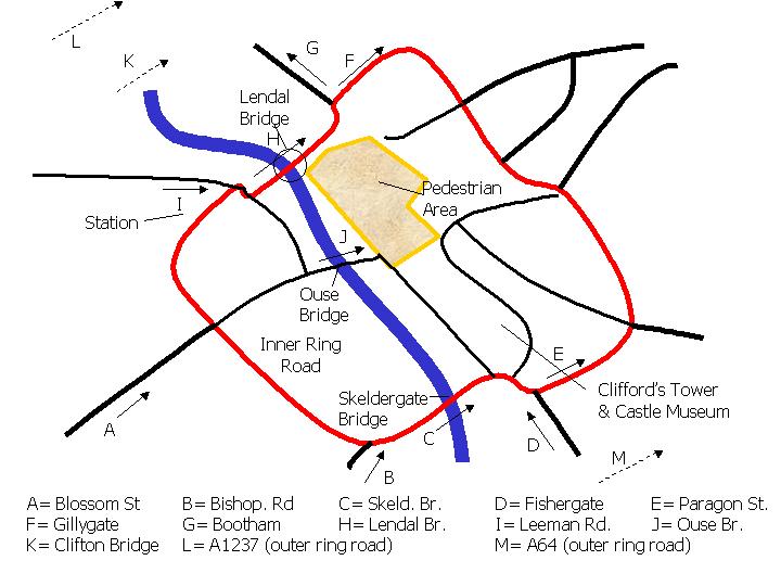 Map of York